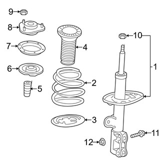 Toyota OE - Front Suspension - Struts & Components