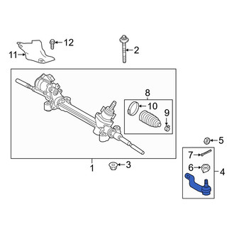 Toyota OE - Outer Steering Tie Rod End