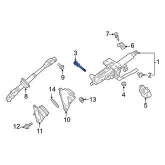 Toyota OE - Steering Column Lock Bolt