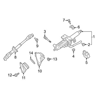 Toyota OE - Steering Column Assembly