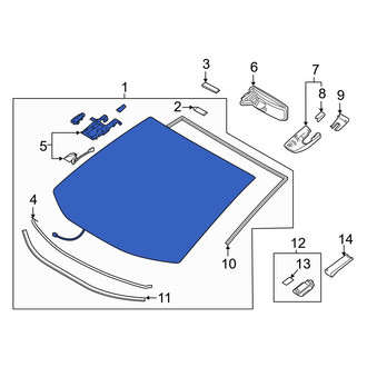 Toyota OE - Front Windshield