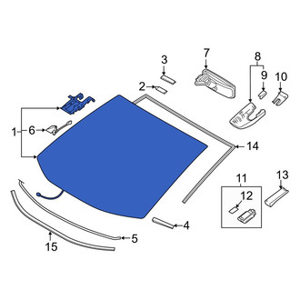 Toyota OE - Front Windshield