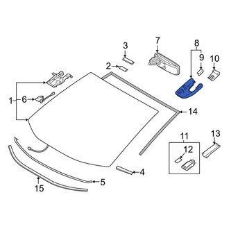 Toyota OE - Front Interior Rear View Mirror Cover