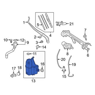 Toyota OE - Washer Fluid Reservoir