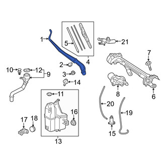 Toyota OE - Rear Wiper Arm