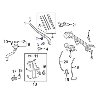 Toyota OE - Wiper Arm Cap