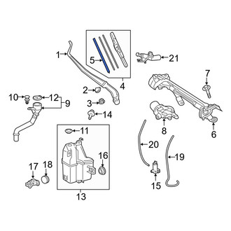 Toyota OE - Front Right Wiper Blade Refill