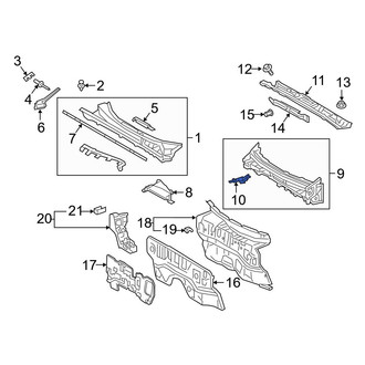 Toyota OE - Front Right Fender Apron Reinforcement