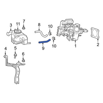 Toyota OE - Front Left Brake Hydraulic Hose