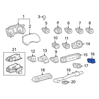 Toyota OE - Right Seat Heater Switch