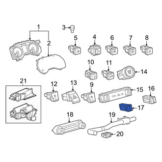 Toyota OE - Left Seat Heater Switch