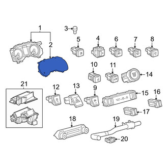 Toyota OE - Instrument Panel Lens