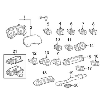 Toyota OE - Instrument Panel - Cluster & Switches