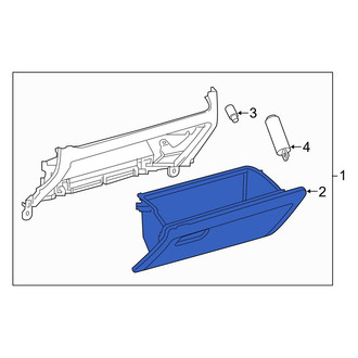 Toyota OE - Front Glove Box Door