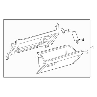 Toyota OE - Instrument Panel - Glove Box (North America Built)