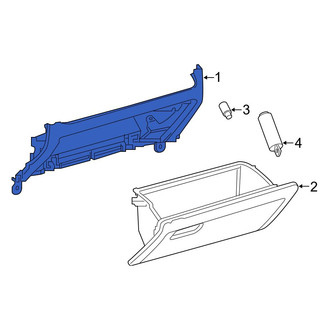 Toyota OE - Front Glove Box Housing