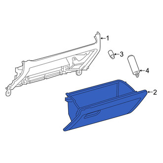 Toyota OE - Front Glove Box Door