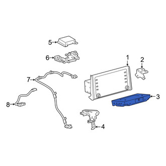 Toyota OE - GPS Navigation Control Module