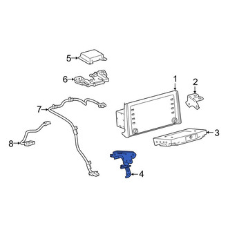Toyota OE - Left GPS Navigation Control Module Bracket