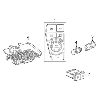 Toyota OE - Center Console (Electrical Components)