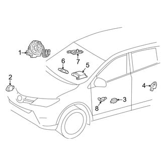Toyota OE - Restraint Systems - Air Bag Components (Modules & Sensors)