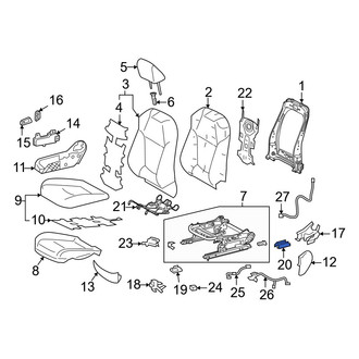 Toyota OE - Seat Track Cover