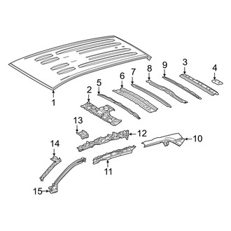 Toyota OE - Roof & Components (Standard Roof, Japan Built)