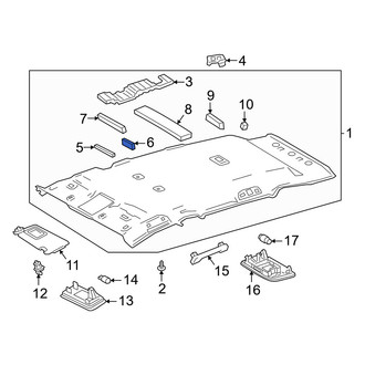 Toyota OE - Front Headliner Insulator