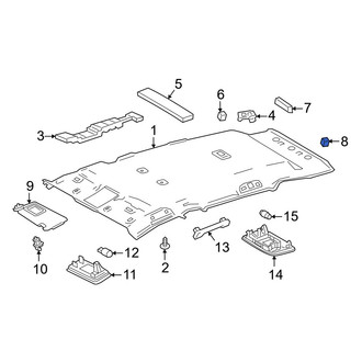 Toyota OE - Rear Inner Headliner Insulator