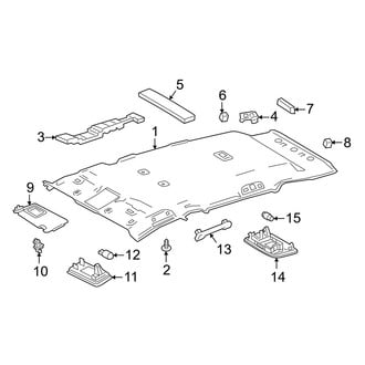 Toyota OE - Roof - Interior Trim (Standard Roof, Japan Built)