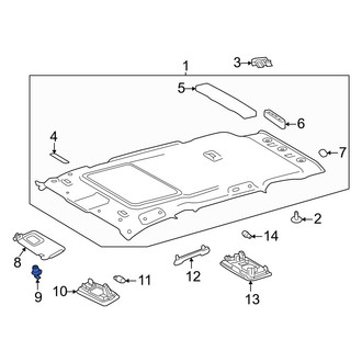 Toyota OE - Sun Visor Holder