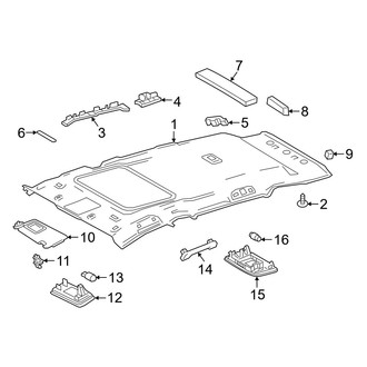 Toyota OE - Roof - Interior Trim (Sunroof, Japan Built)