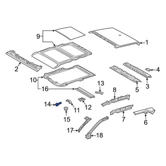 Toyota OE - Outer Exterior Door Handle Bolt