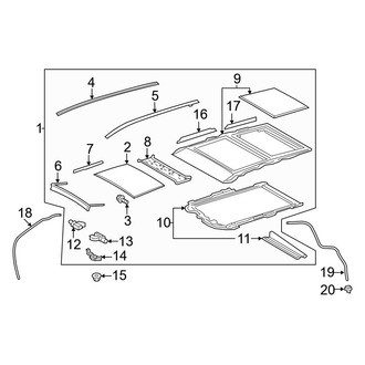 Toyota OE - Roof - Sunroof (Panoramic Roof)