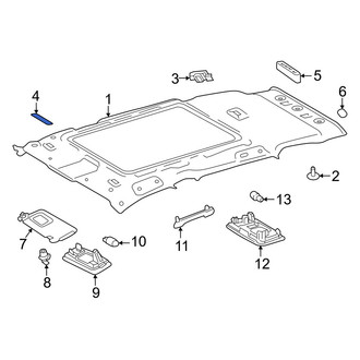 Toyota OE - Front Headliner Insulator