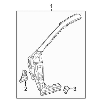 Toyota OE - Pillars, Rocker & Floor - Hinge Pillar (Outer Components)
