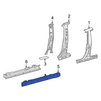 Toyota OE - Right Rocker Panel Reinforcement