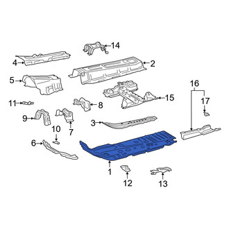 Toyota OE - Front Right Floor Pan