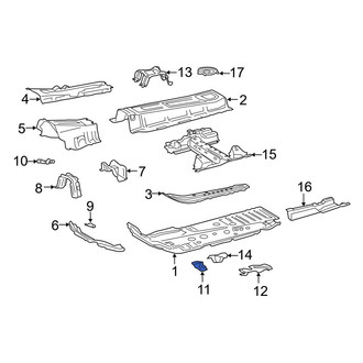 Toyota OE - Fuel Filler Neck Bracket