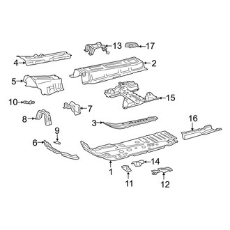 Toyota OE - Pillars, Rocker & Floor - Floor & Rails (Japan Built)