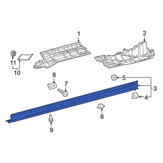 Toyota OE - Left Rocker Panel Guard