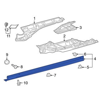 Toyota OE - Left Rocker Panel Guard