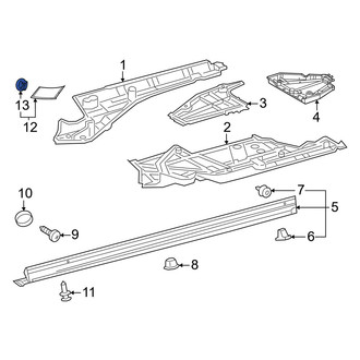 Toyota OE - Body A-Pillar Trim Panel Clip