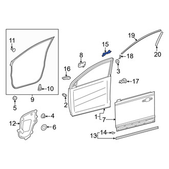 Toyota OE - Front Right Side Body Trim Protector