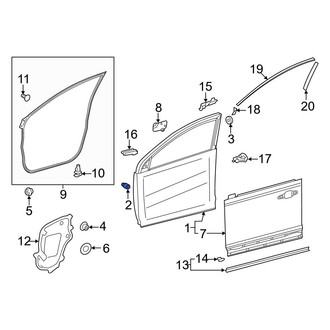 Toyota OE - Front Door Stop