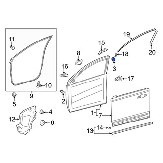 Toyota OE - Front Door Plug