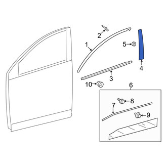 Toyota OE - Front Left Door Applique