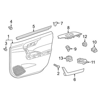 Toyota OE - Front Door - Interior Trim