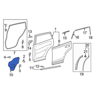 Toyota OE - Rear Left Door Access Cover