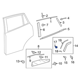 Toyota OE - Wheel Arch Molding Clip